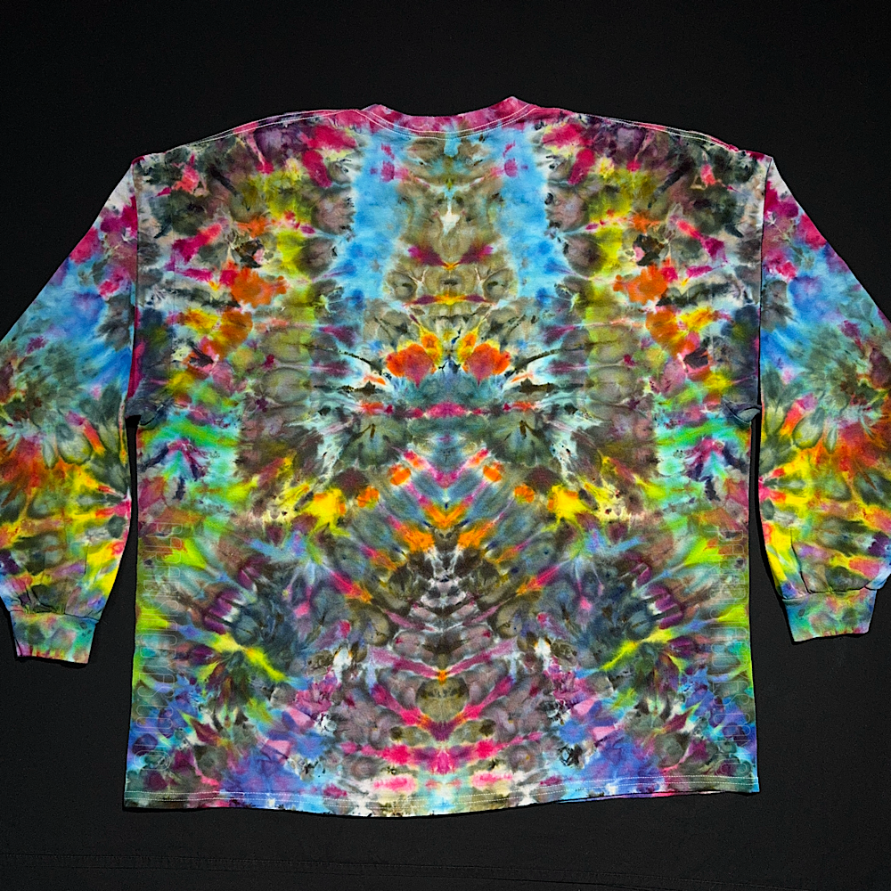 Size 3XL Psychedelic Mindscape Long Sleeve Shirt