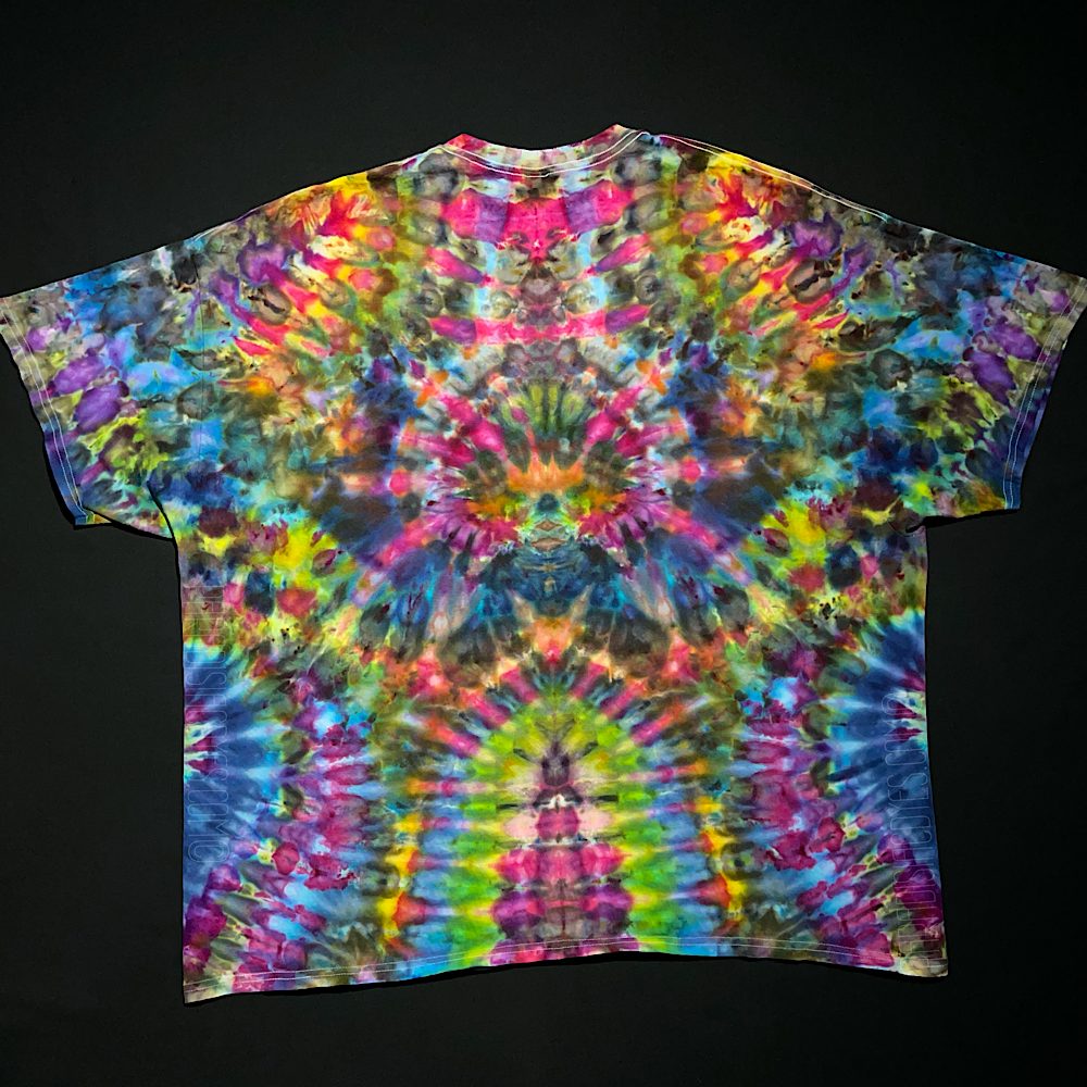 Size 4XL Rainbow Psychedelic Mindscape T-Shirt