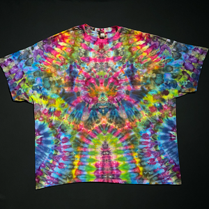 Size 4XL Rainbow Psychedelic Mindscape T-Shirt