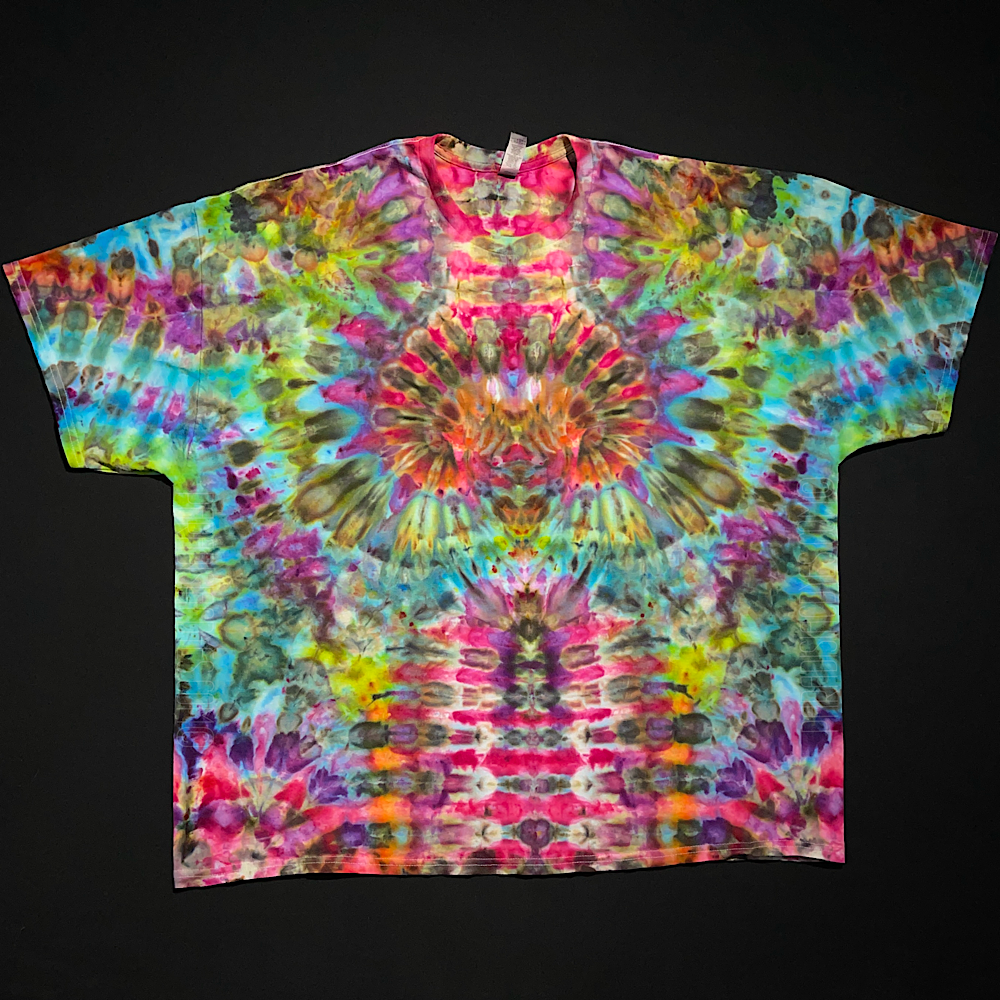 Size 4XL Rainbow Psychedelic Mindscape T-Shirt