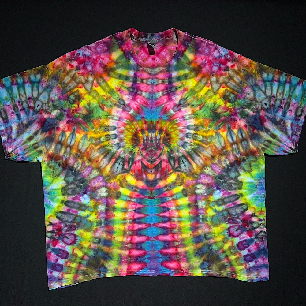 Size 4XL Rainbow Psychedelic Mindscape T-Shirt
