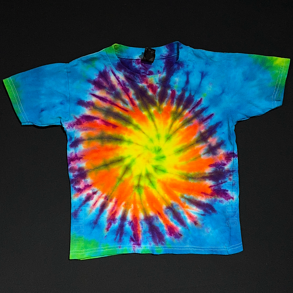 Size 5T Neon Rainbow Sunburst T-Shirt