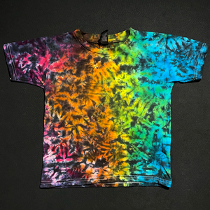 Toddler 5T Blackened Rainbow Splatter T-Shirt