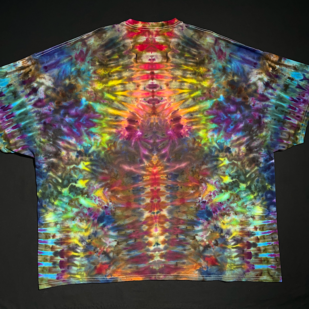 Size 5XL Rainbow Psychedelic Mindscape T-Shirt