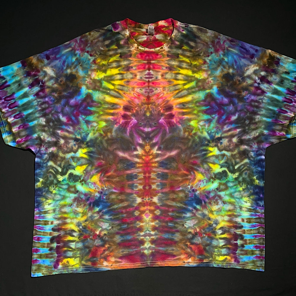 Size 5XL Rainbow Psychedelic Mindscape T-Shirt