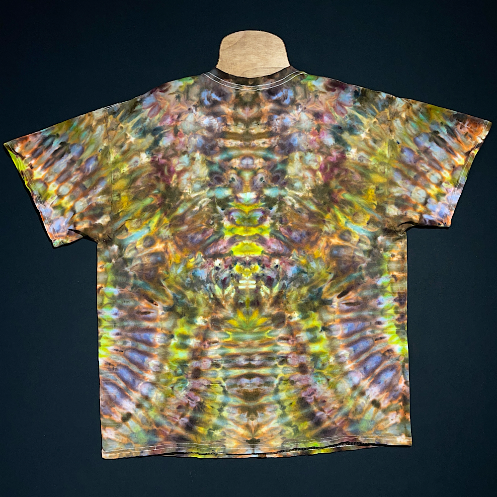 Size XL Psychedelic Camoscape T-Shirt