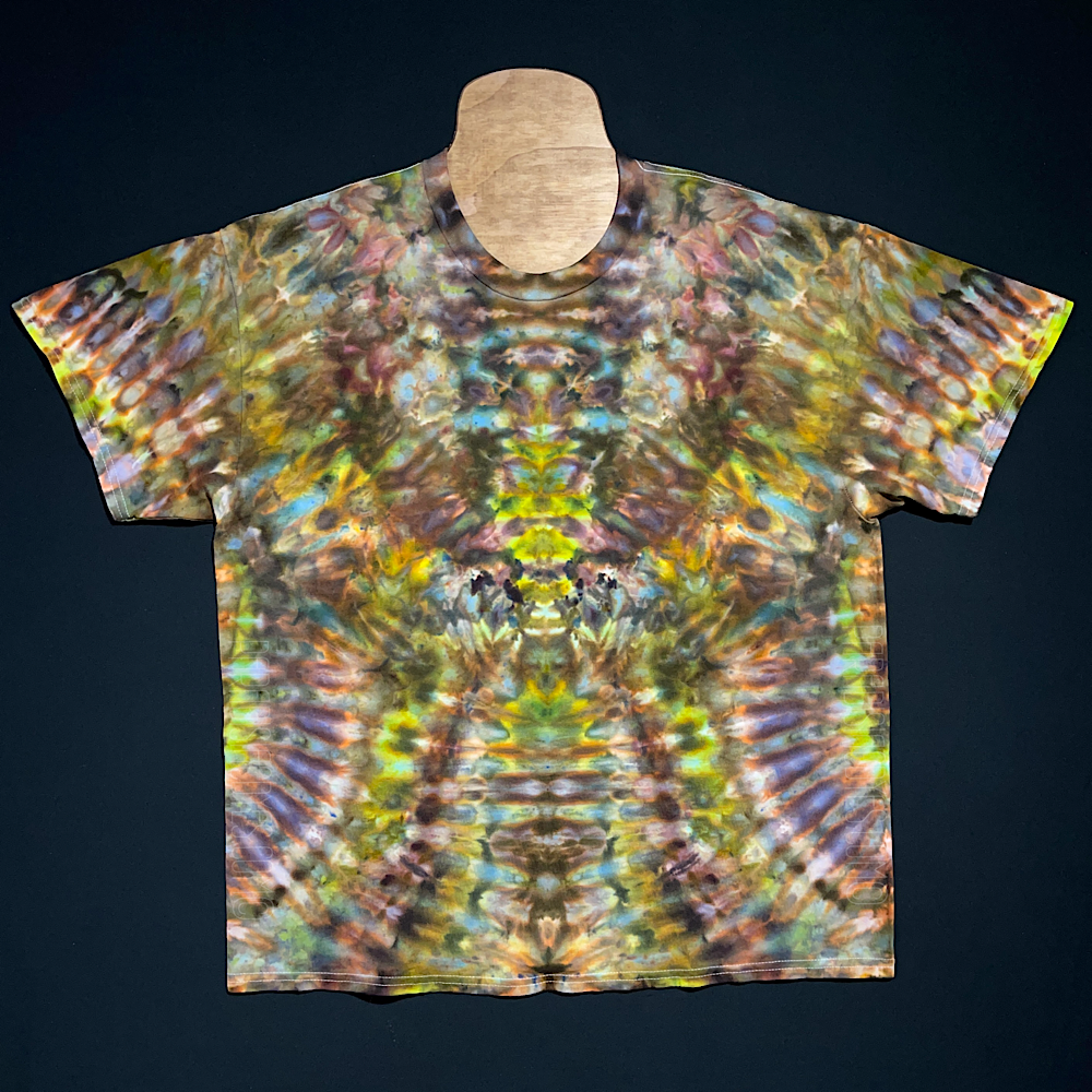 Size XL Psychedelic Camoscape T-Shirt