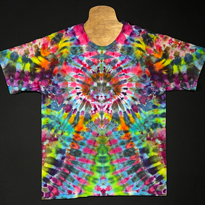 Size XL Rainbow Psychedelic Mindscape T-Shirt