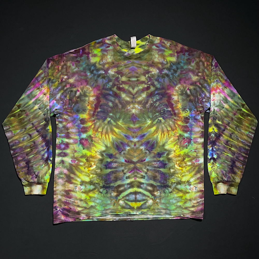 Size XL Psychedelic Hippieween Long Sleeve Shirt