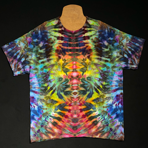 Size XL Rainbow Psychedelic Mindscape T-Shirt
