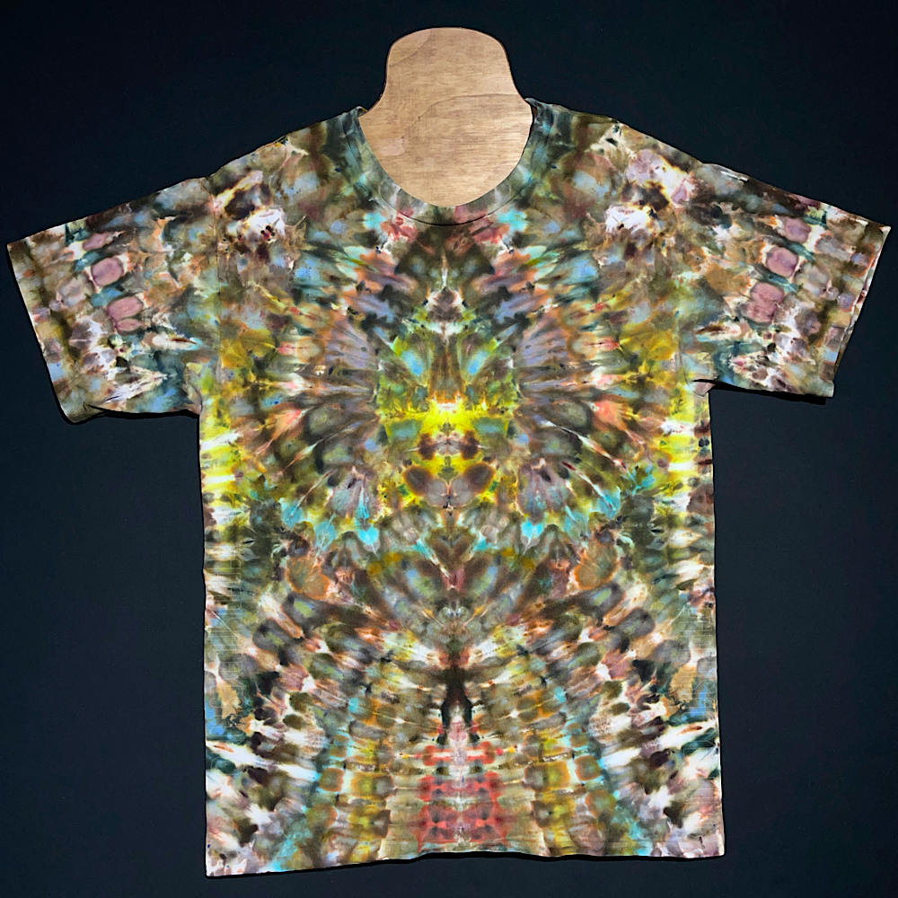 Size Large Psychedelic Camoscape T-Shirt