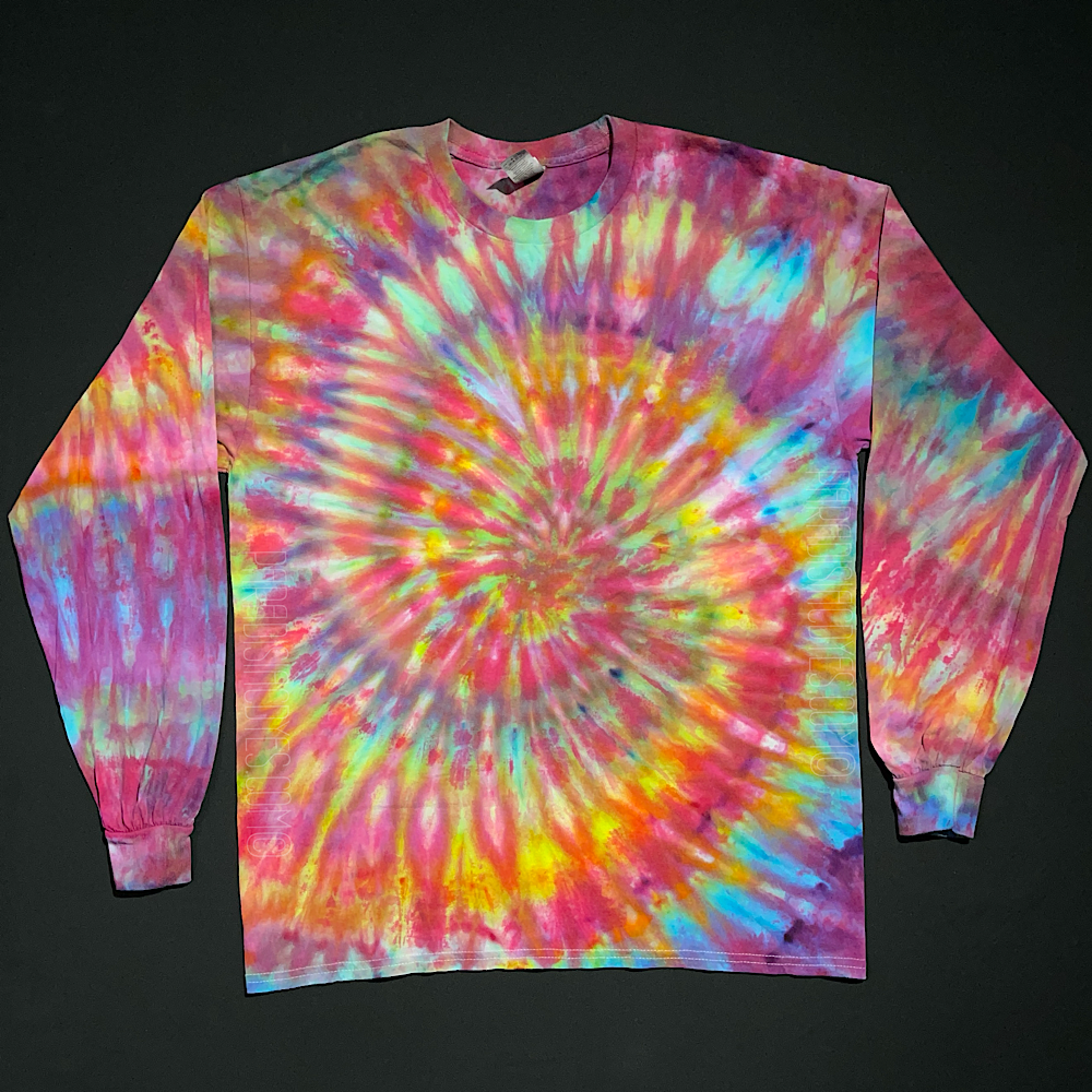 Size Medium Confetti Rainbow Long Sleeve Shirt
