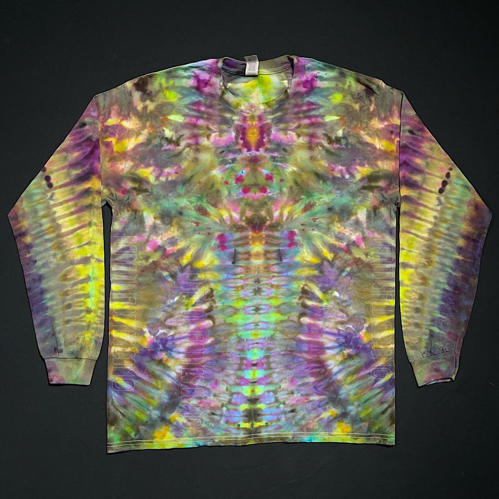 Size Large Psychedelic Hippieween Long Sleeve Shirt