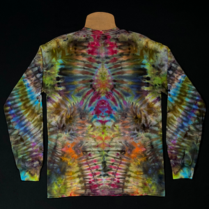 Size Medium Psychedelic Mindscape Long Sleeve Ice Dye Shirt