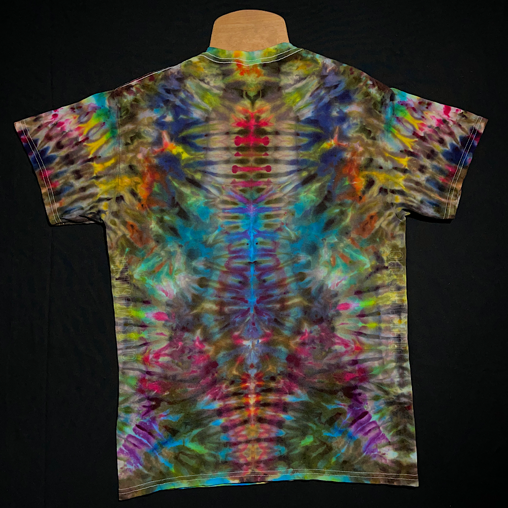Size Medium Psychedelic Mindscape Ice Dye T-Shirt