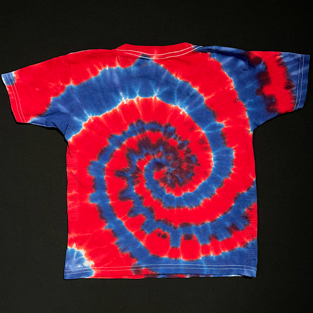 Size 5T Red & Blue Spiral T-Shirt