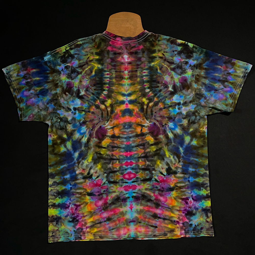 Tie Dye Shirt for Men, Tye Dye Shirt, Psychedelic T Shirt, Multi Color Iced  Dye, Festival Wear Tee, Unique Gift for Friend, Wave, Festival 