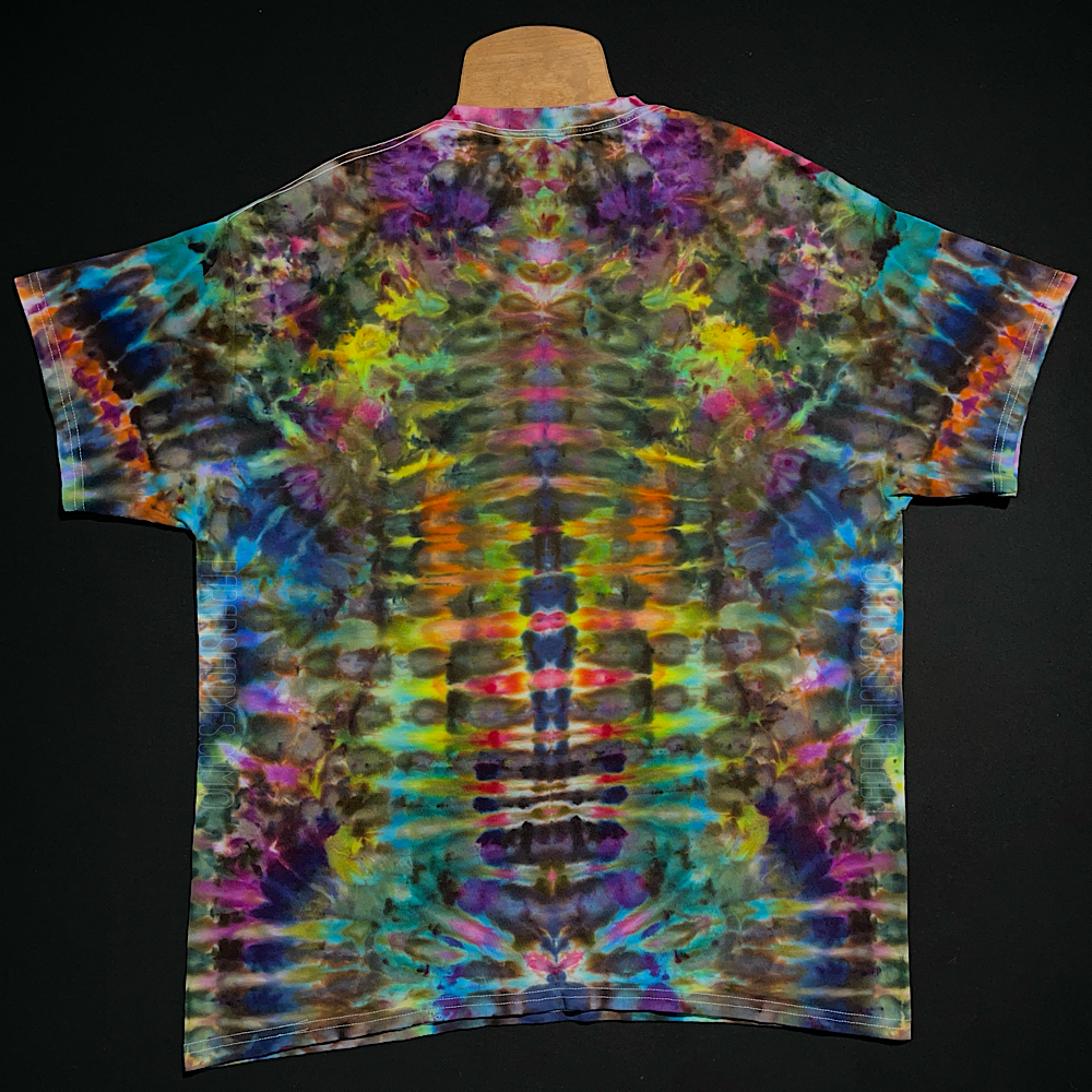 Size XL Psychedelic Mindscape Ice Dye T-Shirt