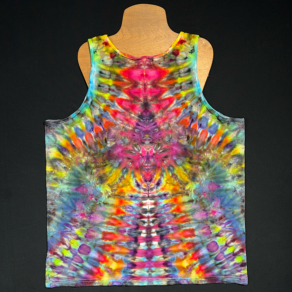 One-of-a-Kind Tie Dye Tank Tops - Paradisiac Psychedelic Tie