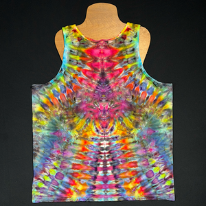 Size XL Rainbow Psychedelic Mindscape Tank Top