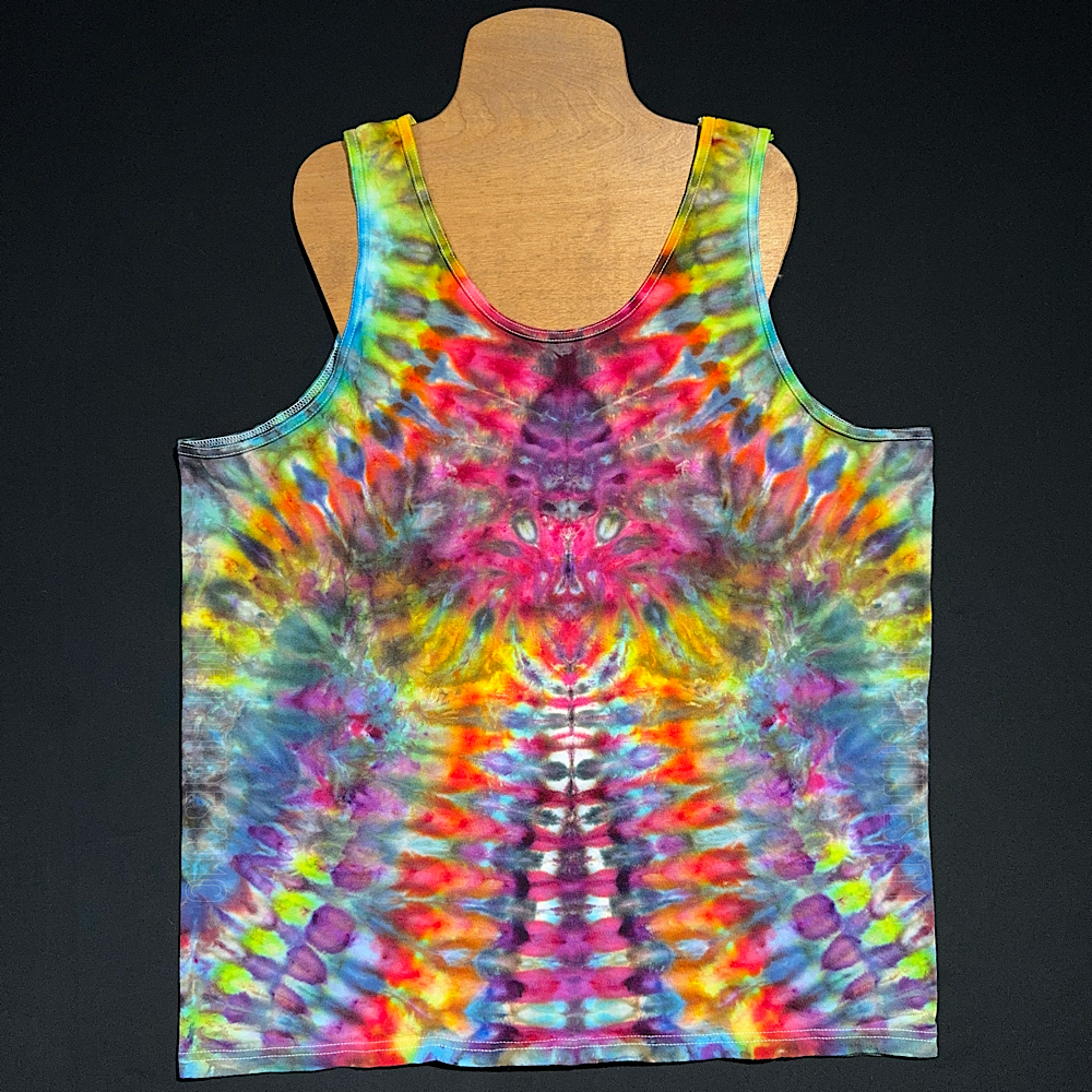 Size XL Rainbow Psychedelic Mindscape Tank Top