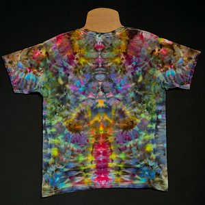 Youth Large Psychedelic Mindscape Ice Dye T-Shirt