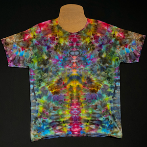 Youth Large Psychedelic Mindscape Ice Dye T-Shirt