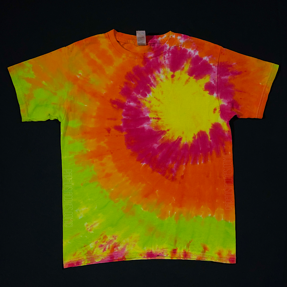 Youth Large Neon Melon Sunburst T-Shirt