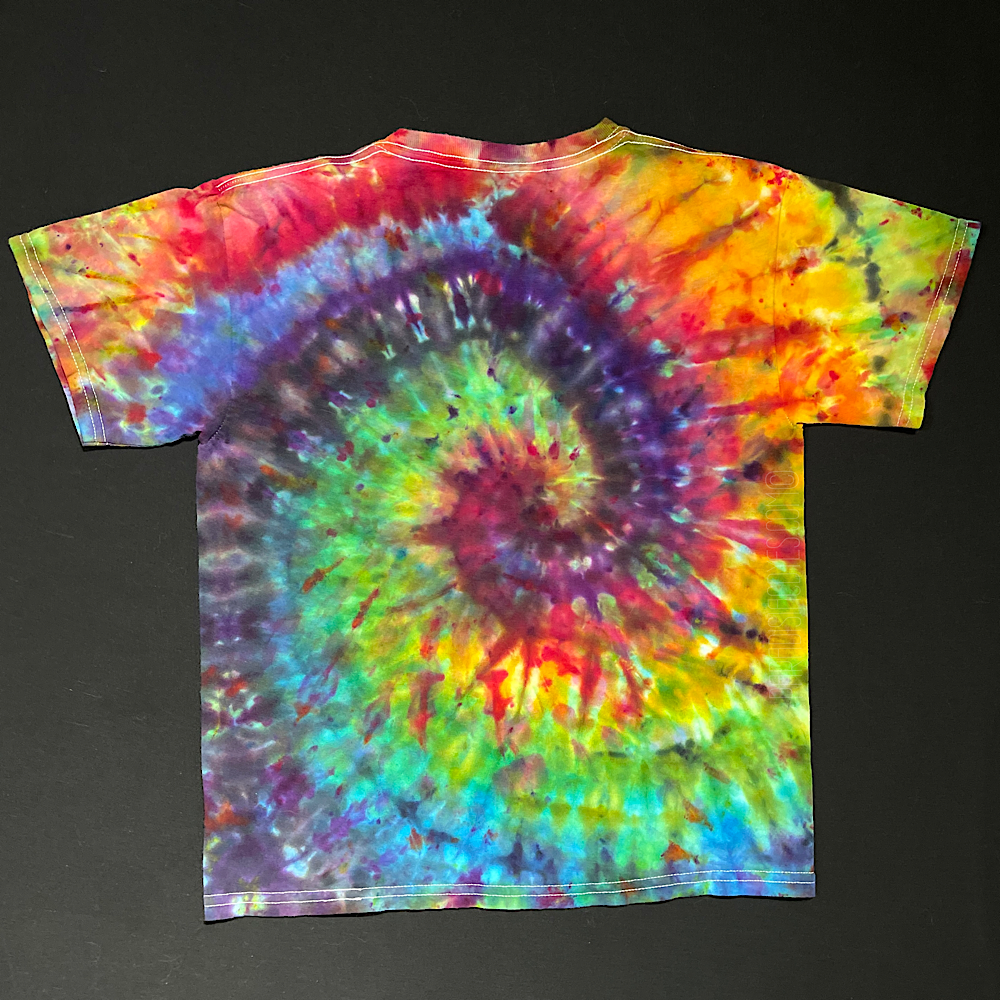 Youth Medium Rainbow Spiral T-Shirt