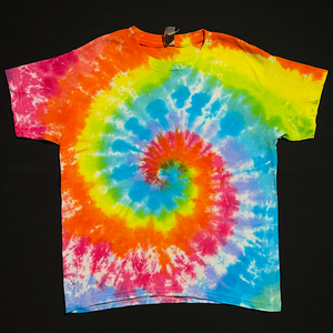 Youth Small Tropical Rainbow Spiral T-Shirt