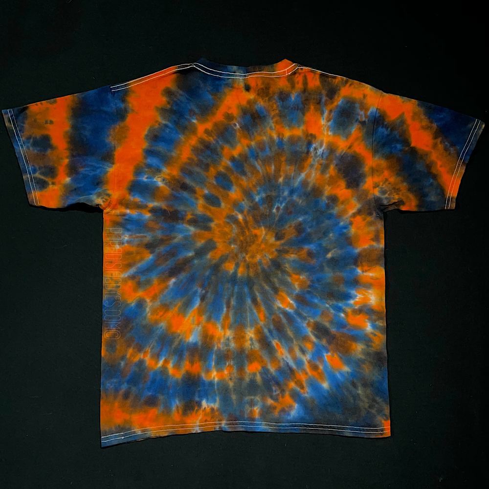 Youth XL Orange & Navy Detroit Tigers Spiral T-Shirt