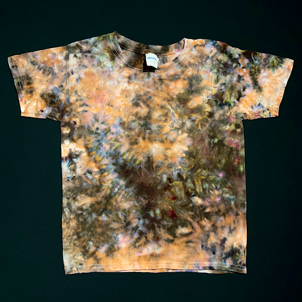 Youth XS Bleach Dyed Splatter T-Shirt