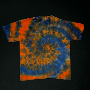 Youth XS Orange & Navy Detroit Tigers Spiral T-Shirt