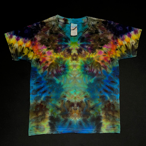Youth XS Multicolor Psychedelic Mindscape T-Shirt