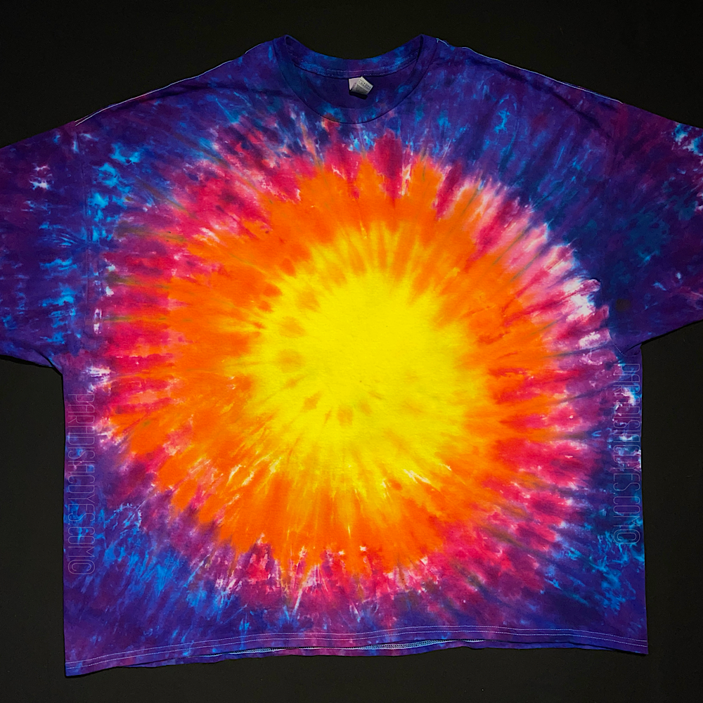 Purple Sunset Sunburst Tie Dye T Shirt Paradisiac Psychedelic Tie Dye purple-sunset-sunburst-tie-dye-t-shirt-paradisiac-psychedelic-tie-dye
