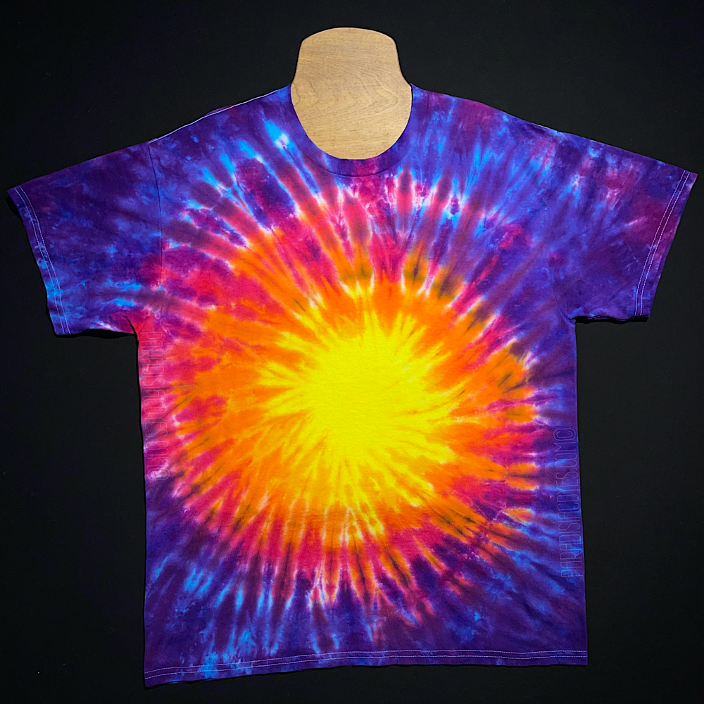 Sunset Sunburst Tie Dye T-Shirt
