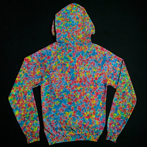 Size Small Pastel Pebbles Splatter Pattern Pullover Hoodie