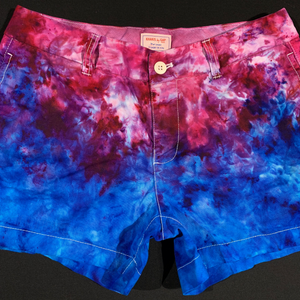Women’s 4 Cotton Candy Tie Dye Denim Shorts