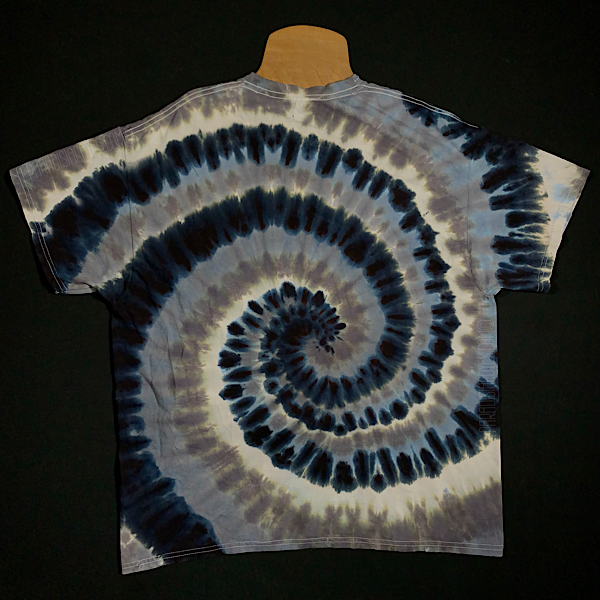 Monochrome Spiral Tie Dye T-Shirt