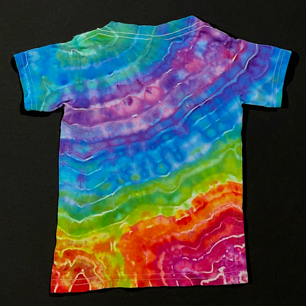 Toddler 2T Rainbow Agate Geode Tie Dye Shirt
