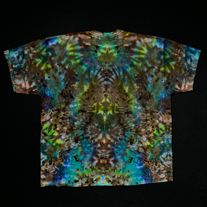 Size 2XL Psychedelic Earthscape Ice Dye T-Shirt