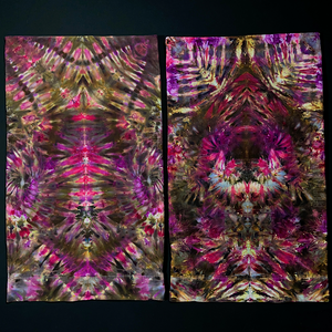 Set of (2) Psychedelic Lovescape Standard Size Pillowcases