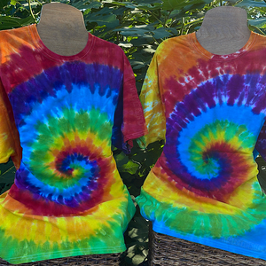 Rainbow Spiral Tie Dye T-Shirt