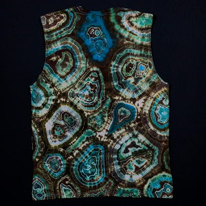Men’s Large Jade Agate Geode Tie Dye Muscle Tank