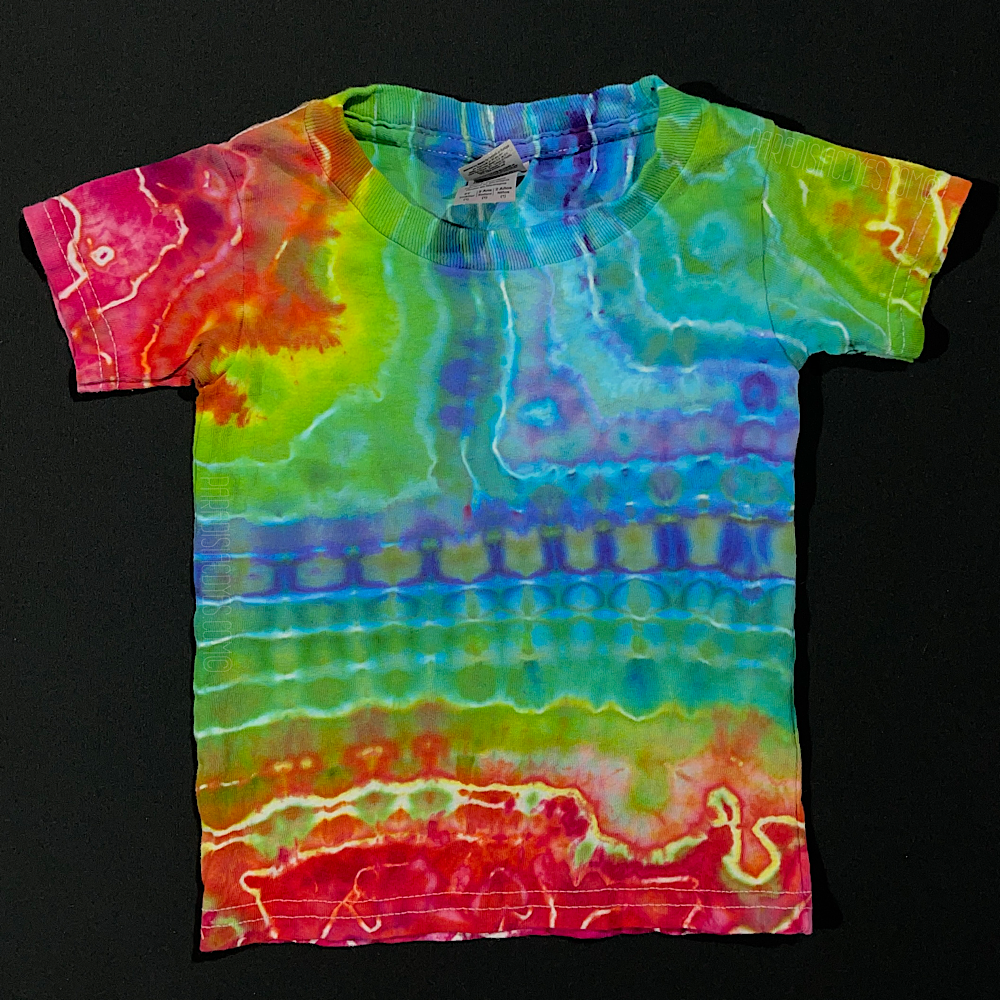 Toddler 2T Rainbow Geode Tie Dye Shirt