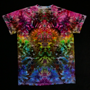 Size Small Psychedelic Rainbowscape Ice Dye T-Shirt