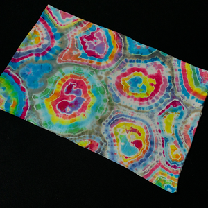 Toddler/Travel Pastel Geode Tie Dye Pillowcase | 13” x 19”