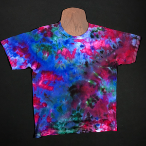 Youth Large Marbled Splatter Ice Dye T-Shirt