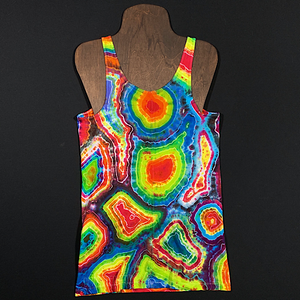 Women’s Medium Rainbow Geode Tank Top